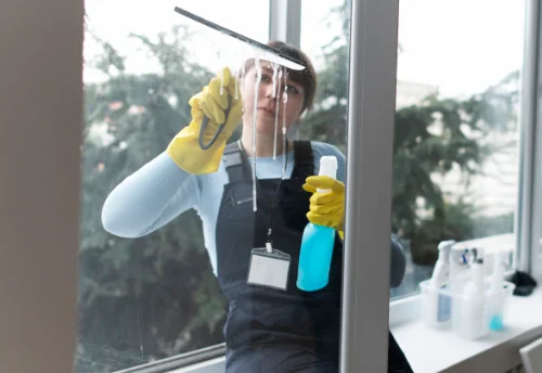 Nettoyage de vitres intérieures et extérieures à Mesnil-Roc'h